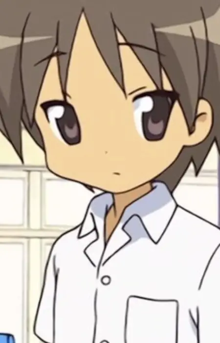 Gambar Karakter Anime: Student with Phone