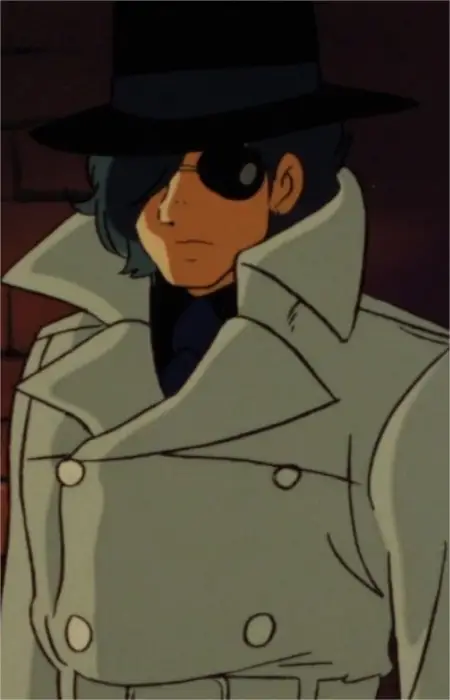 Gambar Karakter Anime: Man in a Trench Coat