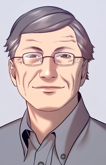 Gambar Karakter Bill Gates