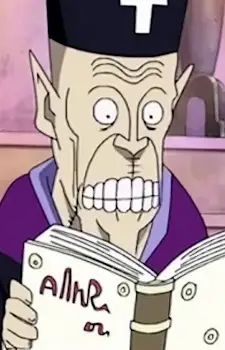 Gambar Karakter Anime: Pastor Zombie