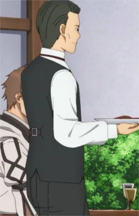 Gambar Karakter Anime: Restaurant Waiter