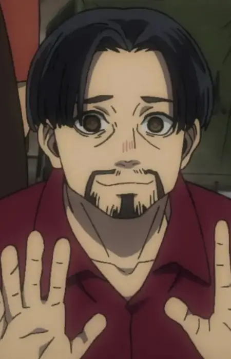 Gambar Karakter Anime: Man With Parted Hair