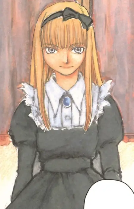 Gambar Karakter Anime: Blonde-Hair Doll