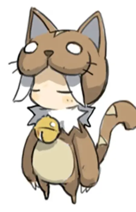 Gambar Karakter Anime: Slumber Cat