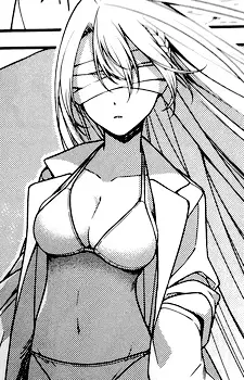 Gambar Karakter Anime: Blindfolded Girl