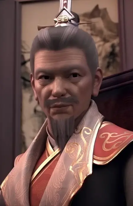 Gambar Karakter Anime: First Elder of Xiao Clan