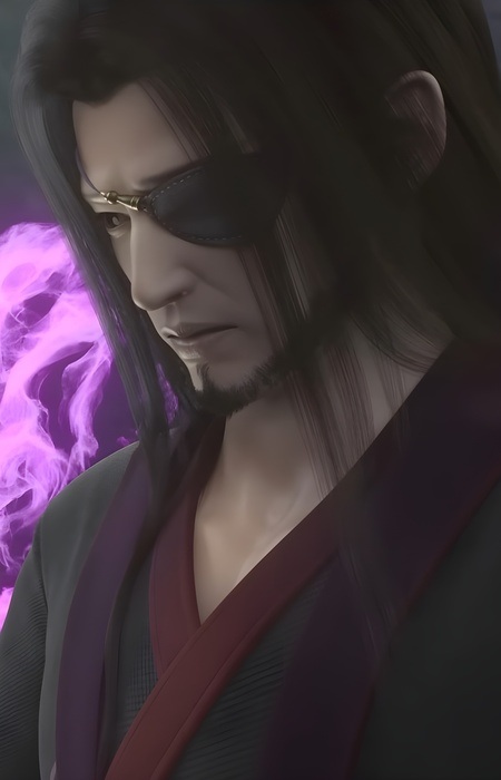 Gambar Karakter Third Elder of Demon Flame Valley