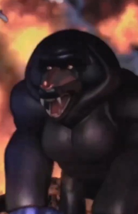 Gambar Karakter Captain Baboon