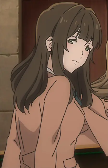 Gambar Karakter Anime: Dark Hair Studant