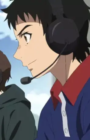 Gambar Karakter Anime: Race Commentator
