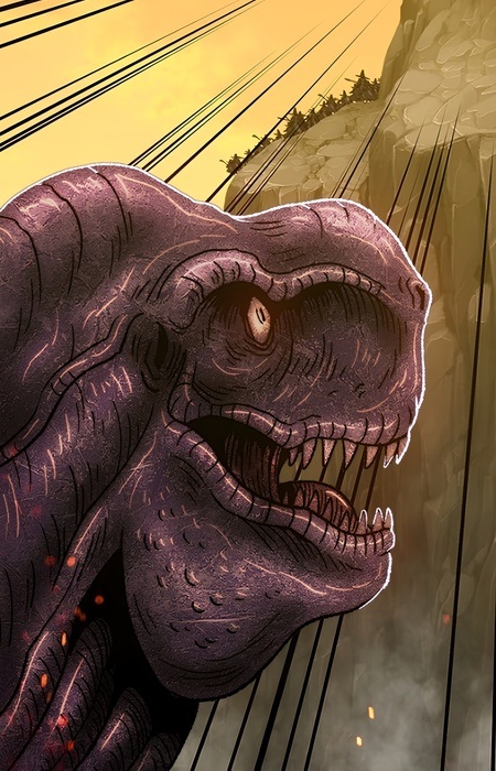 Gambar Karakter Ancient Dinosaur Anthromorph