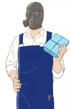 Gambar Karakter Anime: Gas Mask