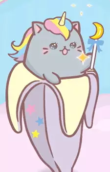 Gambar Karakter Anime: Night Rainbow Bananya