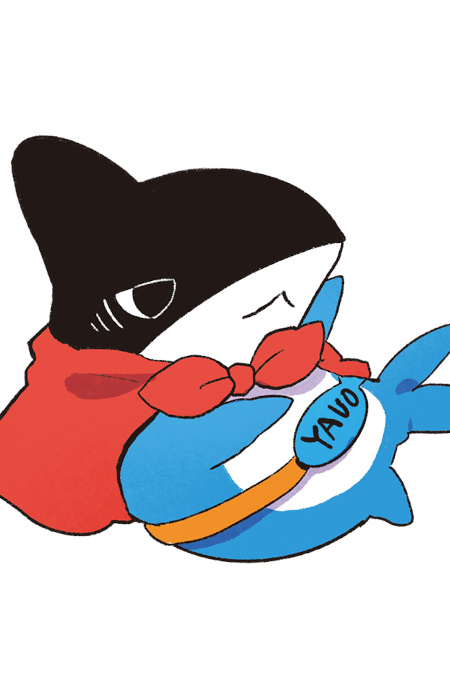 Gambar Karakter Shark Mask