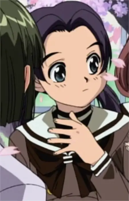 Gambar Karakter Anime: Blue Hair Girl