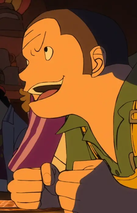 Gambar Karakter Anime: Man at the Bar (Zoro Fan)