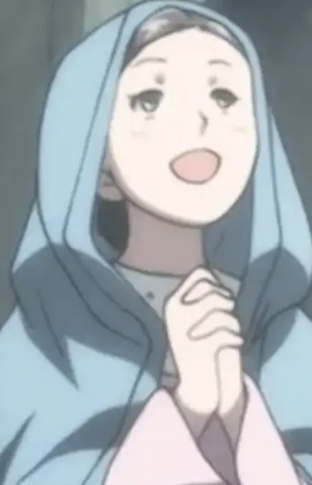 Gambar Karakter Anime: Child Playing Virgin Mary