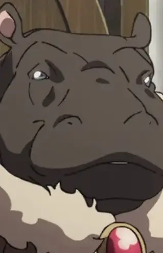 Gambar Karakter Anime: Hippopotamus Representative