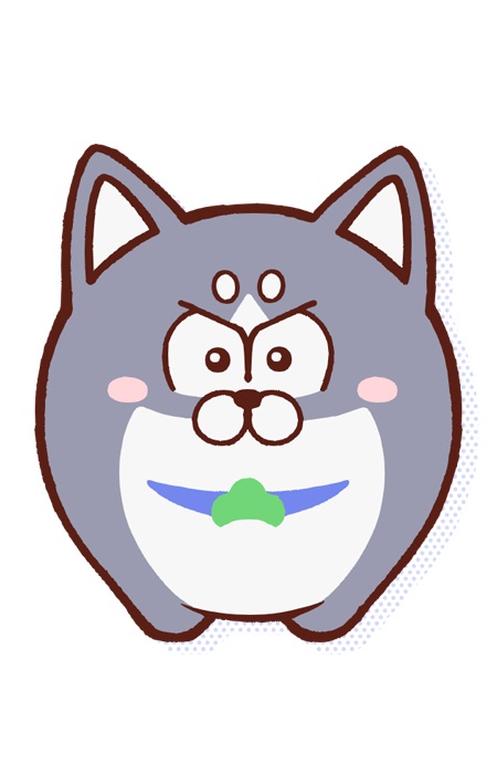 Gambar Karakter Husky