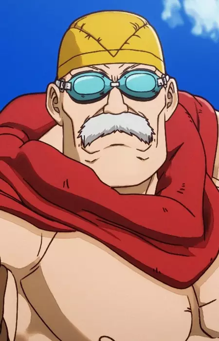 Gambar Karakter Anime: Swimmer's Papa