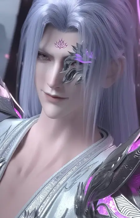 Gambar Karakter Anime: Pure Lotus Demon Flame