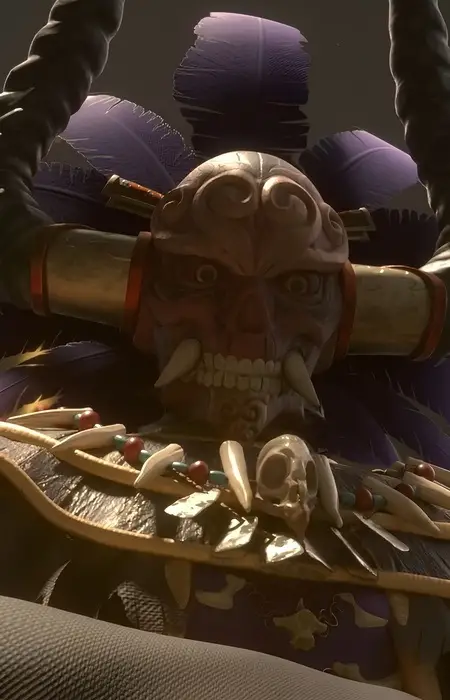 Gambar Karakter Anime: First Elder of the Snakemen Clan