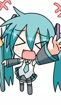 Gambar Karakter Anime: Chibi Miku Hatsune