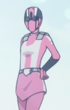 Gambar Karakter Pink Gamba Ranger