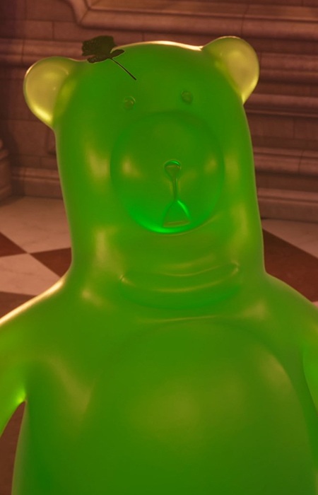 Gambar Karakter Bear Gummy Green