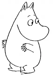 Gambar Karakter Anime: Moomintroll