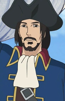 Gambar Karakter Pirate Captain Johnny