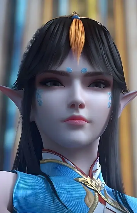 Gambar Karakter Anime: Qinger Feng