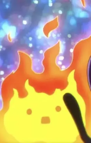 Gambar Karakter Anime: Fire Spirit