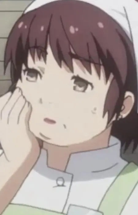 Gambar Karakter Anime: Old Canteen Lady