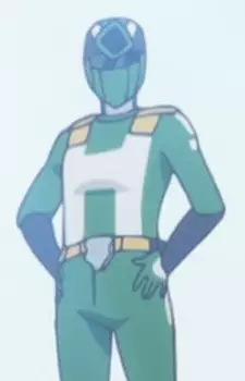 Gambar Karakter Anime: Green Gamba Ranger