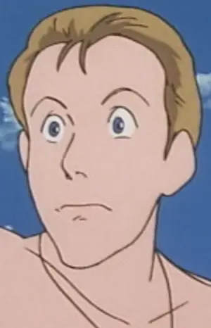 Gambar Karakter Anime: Young Man at Beach