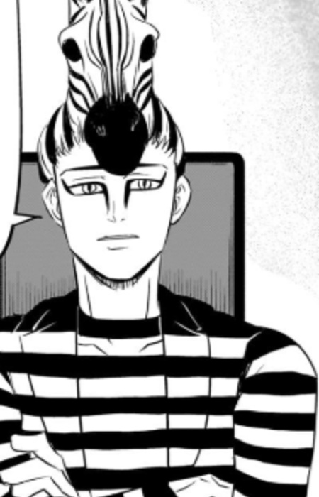 Gambar Karakter Super Striped-Out Zebra