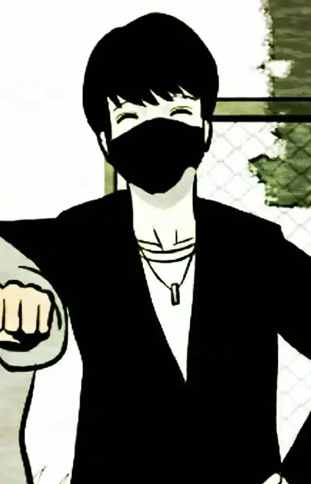Gambar Karakter Anime: Black Mask