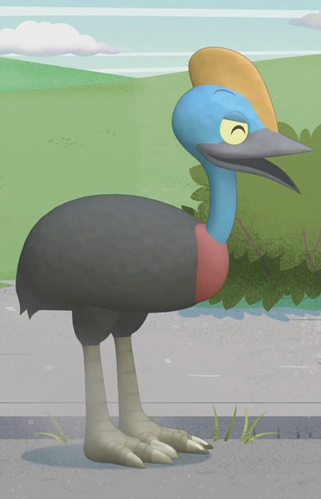 Gambar Karakter Cassowary Dad