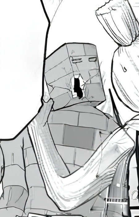 Gambar Karakter Brick Man
