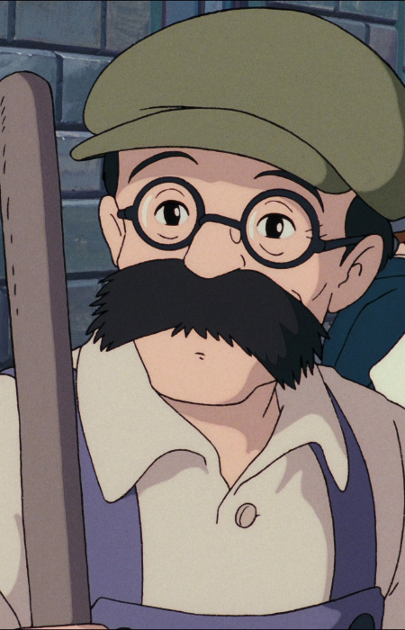 Gambar Karakter Man with push broom