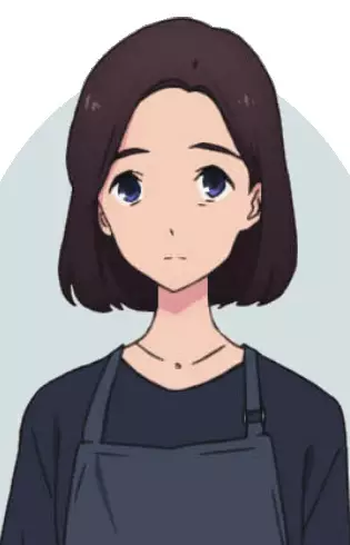 Gambar Karakter Anime: Kokoro's Mother
