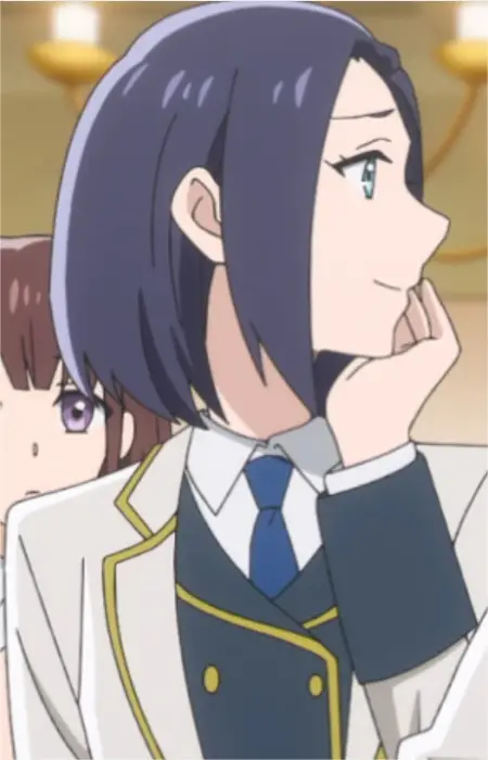 Gambar Karakter Anime: Blue Hair Girl