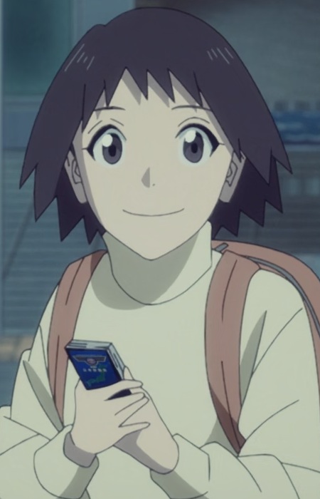 Gambar Karakter Girl with Cards