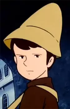 Gambar Karakter Anime: The Boy With the Barrel Organ