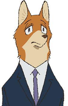 Gambar Karakter Japanese Wolf