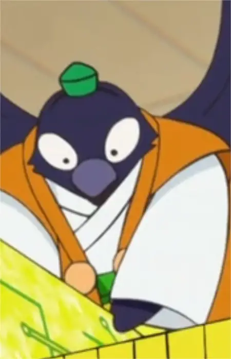 Gambar Karakter Anime: Karasutengu Green