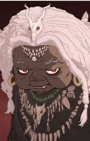 Gambar Karakter Anime: Mysterious Old Woman