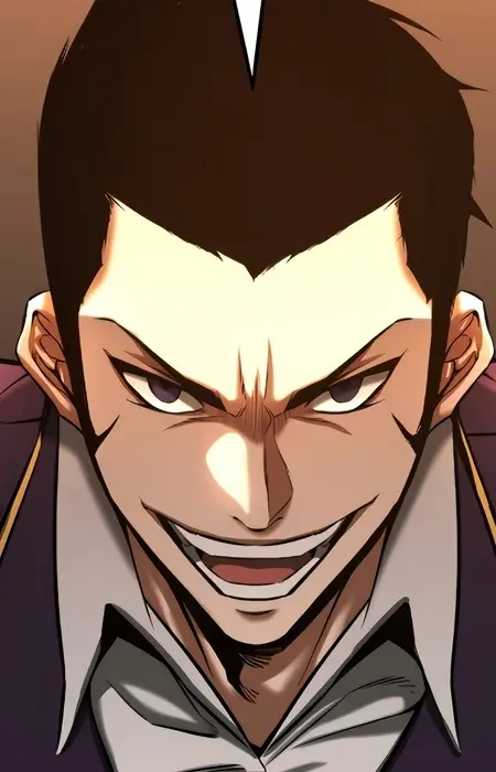 Gambar Karakter Anime: Black Market's Auctioneer