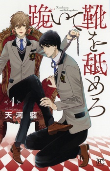 Sampul Manga Hizamazuite Kutsu wo Namero